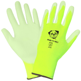 Global Glove & Safety PUG-11 PUG® High Visibility Polyurethane Coated Gloves, Cut A1