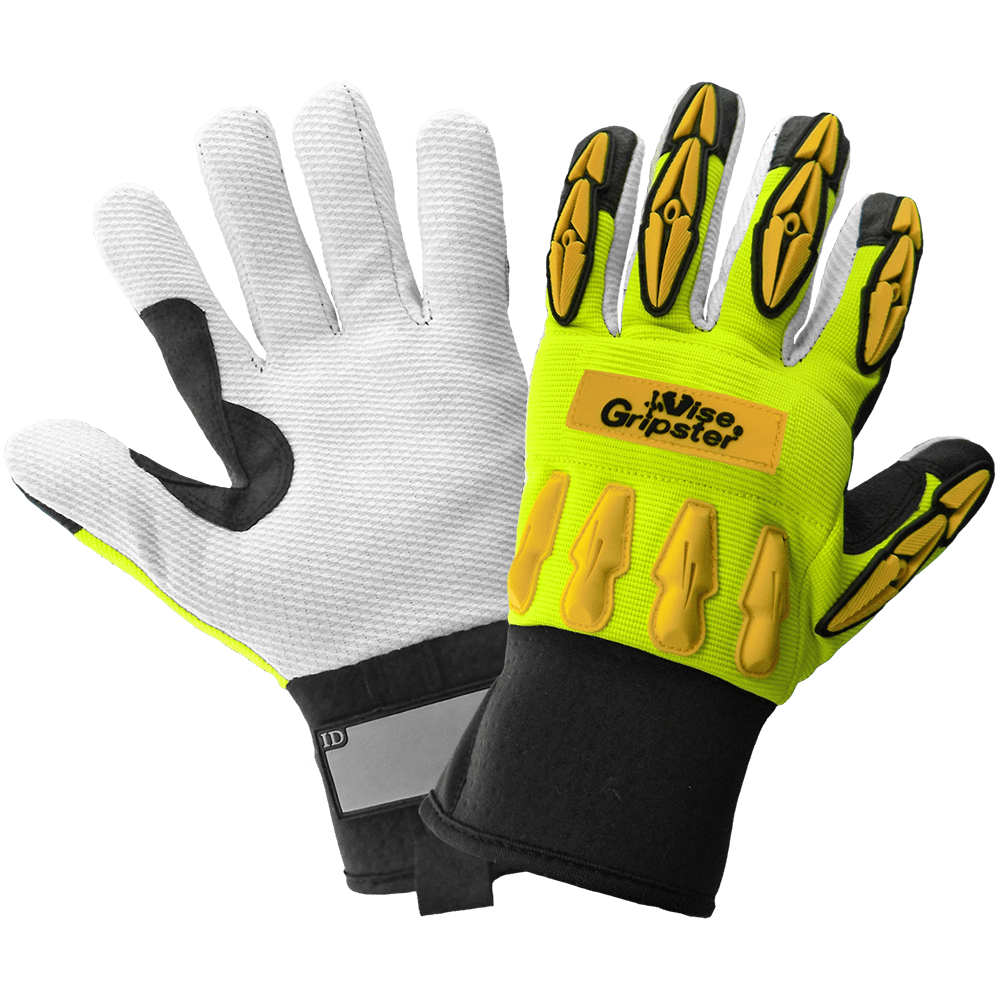 Global Glove & Safety SG9944 Vise Gripster® High Visibility TPU Impact Resistant Gloves