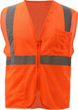 GSS Standard Mesh Zipper Safety Vest, Class 2 (dozen)