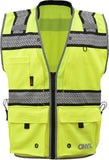 GSS Onyx Yellow Surveyors Safety Vest, Class 2 (each)