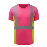 GSS Ladies Pink Short Sleeve T-Shirt, Non ANSI (each)