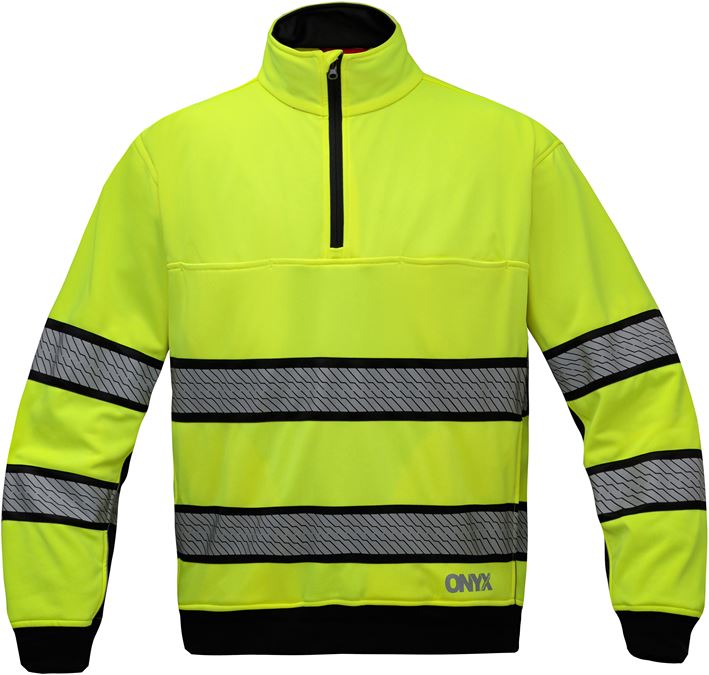 GSS Safety 7521 ONYX Job Shirt, 1/4 Zipper, Class 3