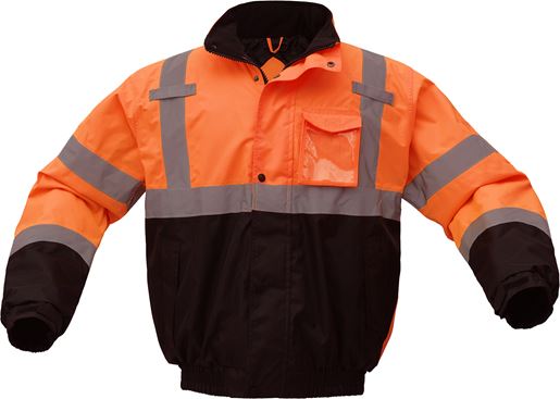 GSS Safety Waterproof Quilt Lined Bomber Jacket, Class 3