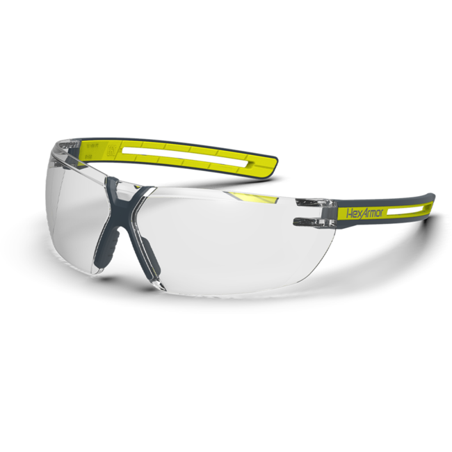 HexArmor LT450 Safety Glasses, Clear