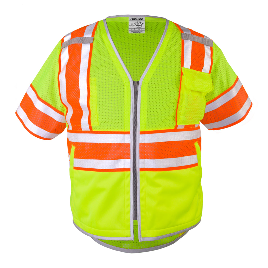 Kishigo Brilliant Series Ultimate Reflective Vest, Type R Class 3