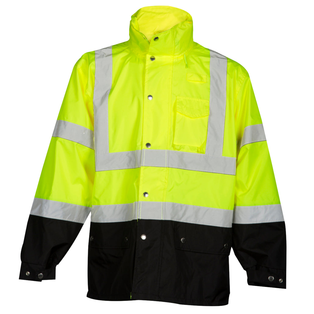 Kishigo Storm Cover Rainwear Jacket, Type R Class 3