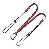 KStrong Kaptor™ Elasticated Dual Leg Tool Lanyard w/Drawstring Cord and Carabiner – 22 lbs. (each)
