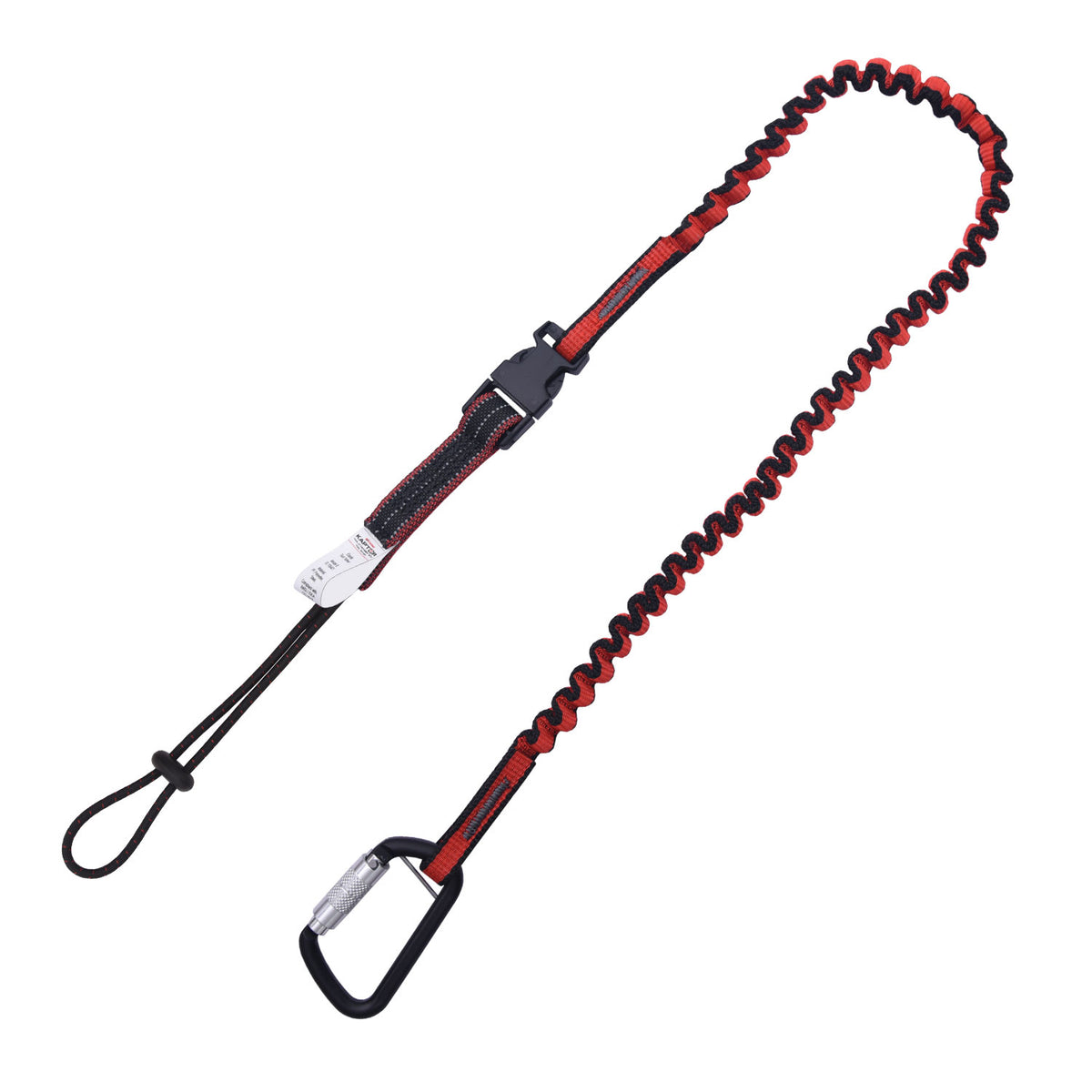 KStrong Kaptor™ Detachable Elasticated Single Leg Tool Lanyard w/ Screwgate Carabiner – 5 lbs. (each)