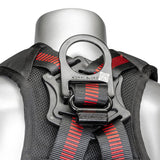 KStrong Kapture™ Elite+ 5-Point FBH, Enhanced Dorsal D-ring, TB Legs, QC Chest, Shoulder Pad, All Black Fittings