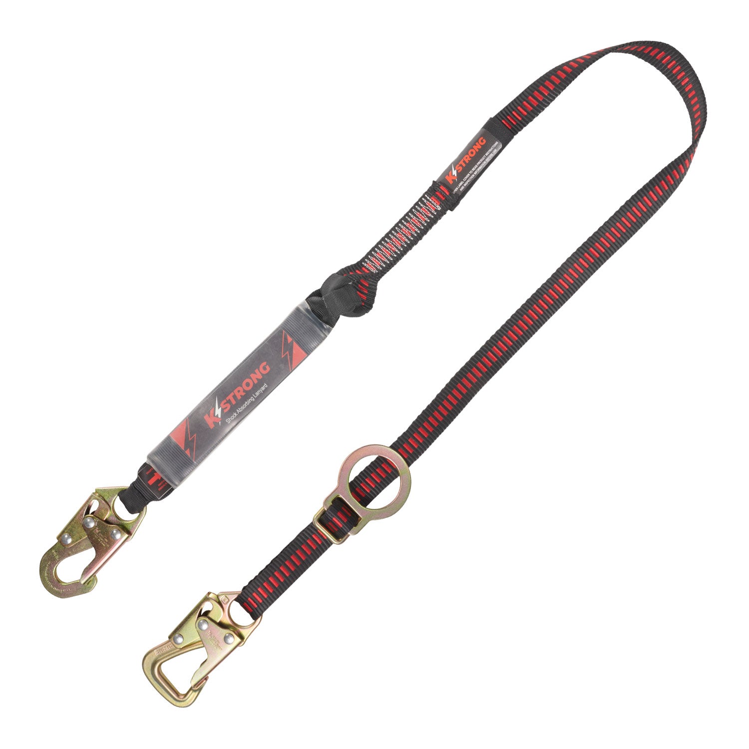 KStrong 6 ft. Tie-back SAL with Sliding D-ring, Snap Hook and Tie-back Hook (each)