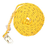KStrong Vertical Rope Lifeline, Locking Snap hook on anchor end, other end cut and taped (each)