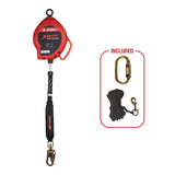 KStrong UFS310050L BRUTE 50 ft Cable SRL-LE with snap hook, Includes installation carabiner and tagline