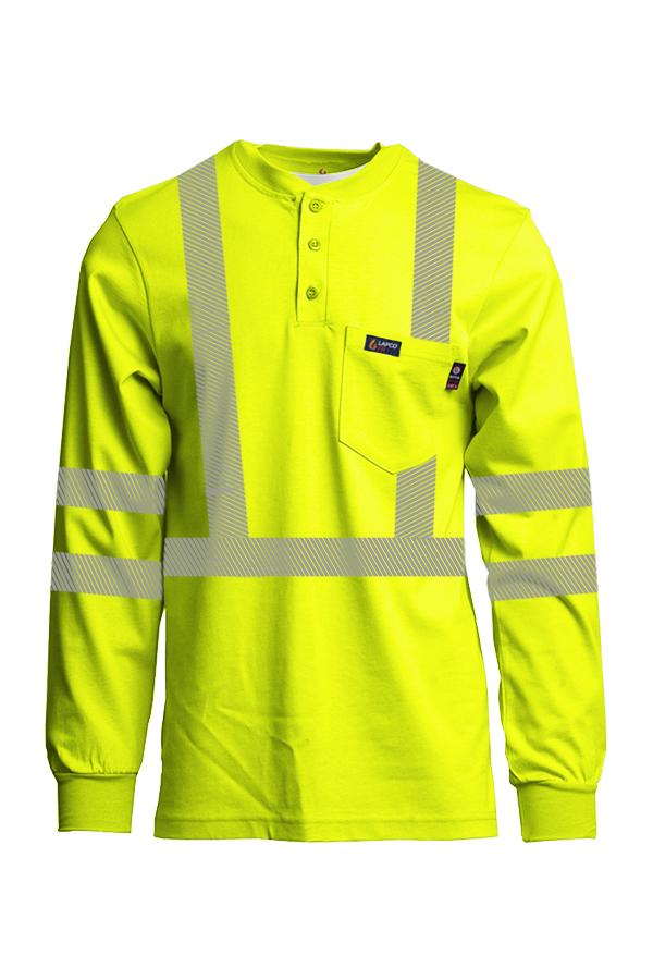 Lapco Hi-Viz Henley, Type R Class 3, 16.4 cal/cm² (each)