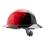 Lift DAX Fifty/50 Red Full Brim Hard Hat (each)