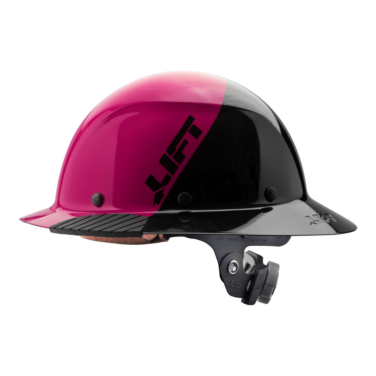 Lift DAX Fifty/50 Pink Full Brim Hard Hat (each)