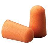 3M Foam Earplugs, Foam, Bright Orange, Uncorded Tapered (box of 200 pairs)