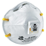 3M 8210V N95 Particulate Respirators, Half Facepiece, Non-Oil Filter, One Size (box of 10)