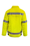 National Safety Apparel Vizable FR Bomber Jacket, Lanyard Access, Type R Class 3, 34 cal/cm² (each)