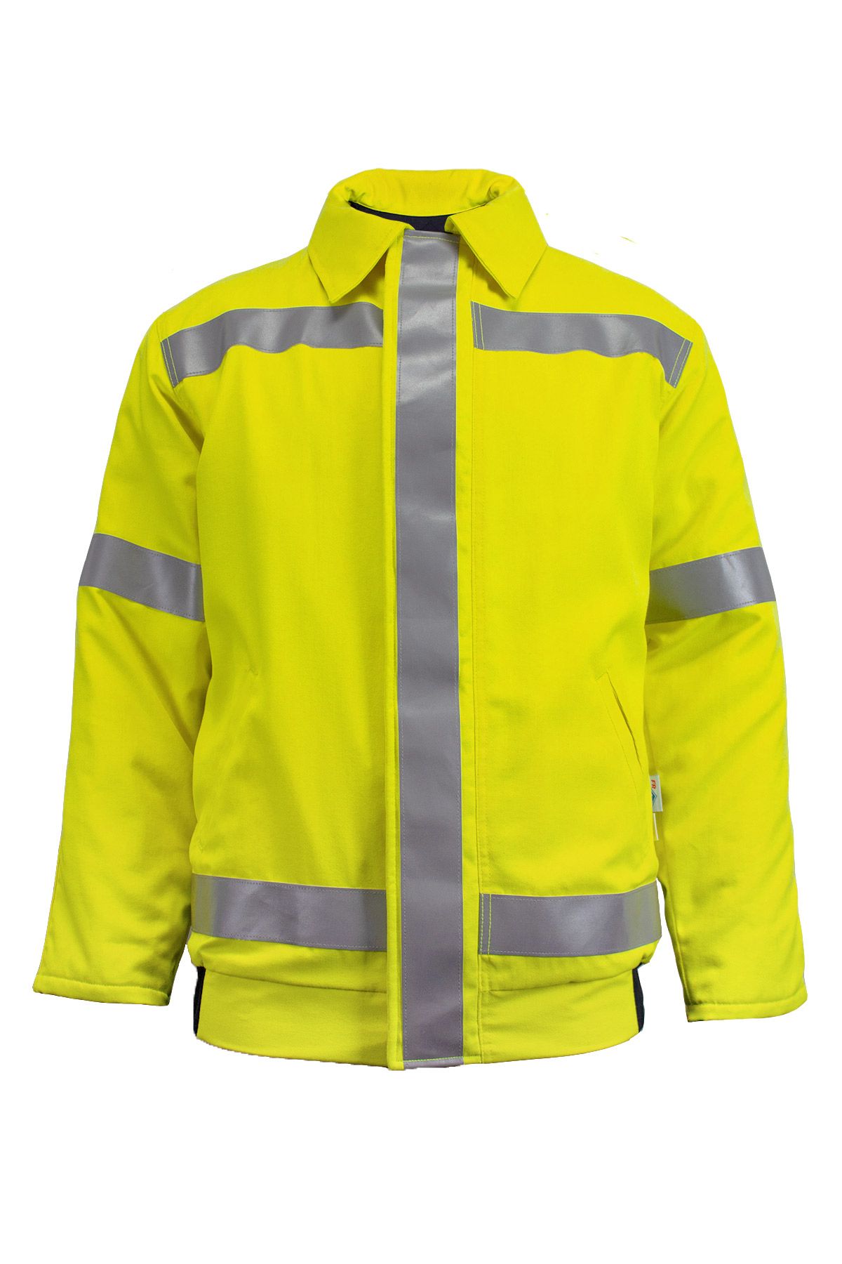 National Safety Apparel Vizable FR Bomber Jacket, Lanyard Access, Type R Class 3, 34 cal/cm² (each)