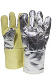 National Safety Apparel Aluminized Thermobest Glove, Reversed Wool Liner, 14" (pair)
