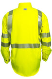 National Safety Apparel Vizable FR Hi-Vis Work Shirt, Type R Class 3, 8.9 cal/cm² (each)