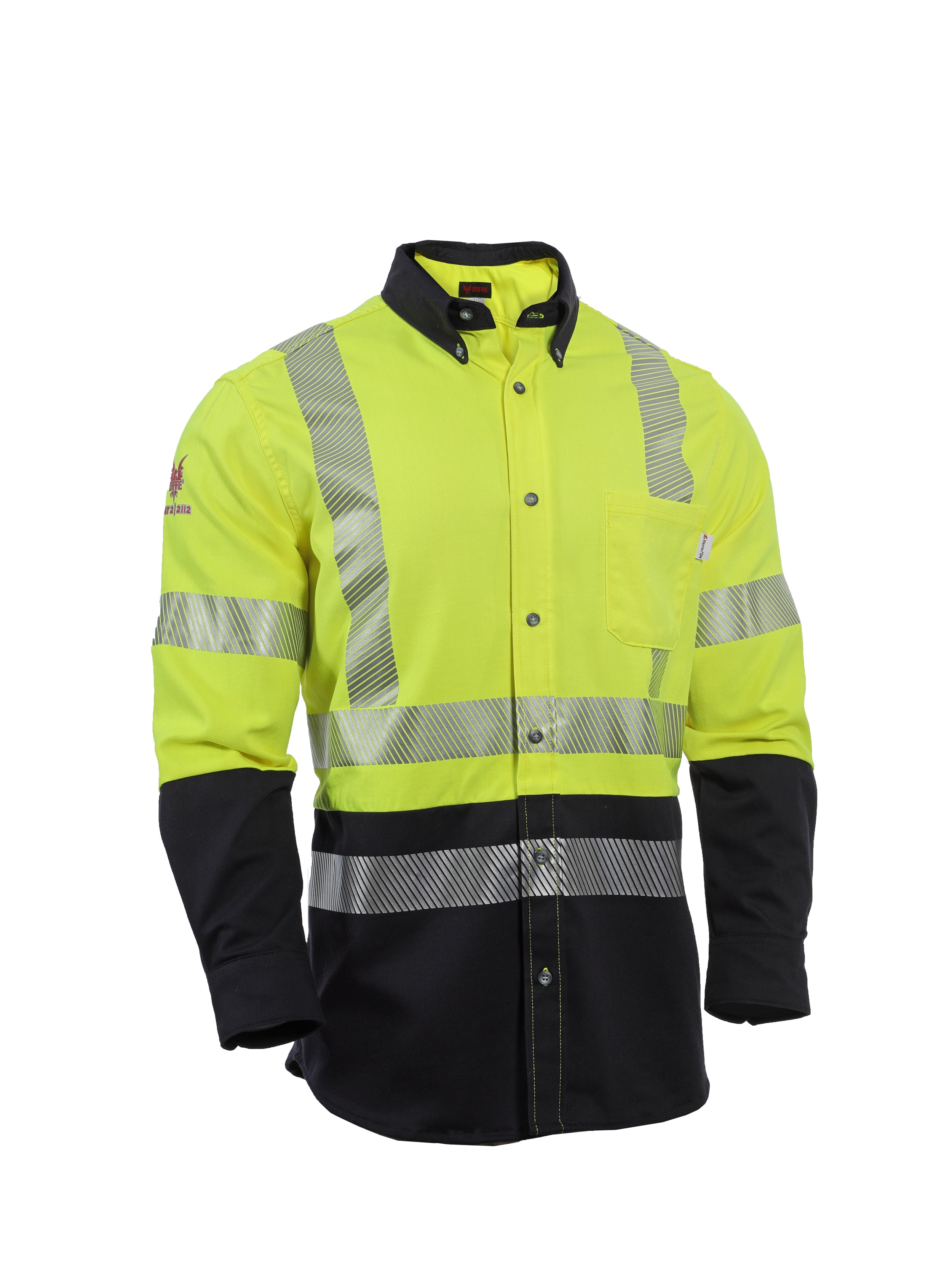 National Safety Apparel Drifire FR Hybrid Work Shirt, 8.9 cal/cm²