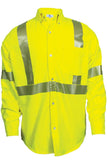National Safety Apparel Vizable FR Hi-Vis Work Shirt, Type R Class 3, 8.9 cal/cm² (each)