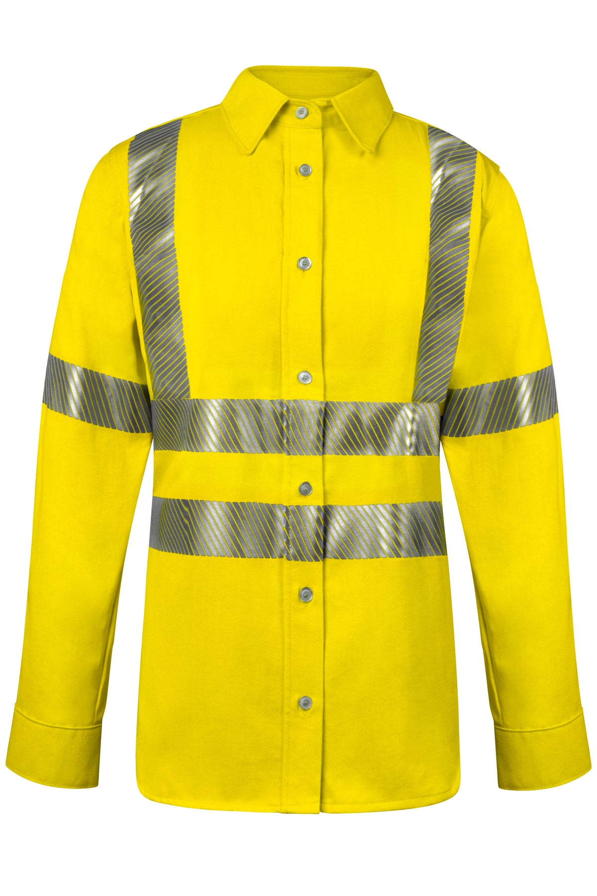 National Safety Apparel Vizable FR Hi-Vis Womens Work Shirt, Type R Class 3, 8.9 cal/cm² (each)