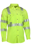 National Safety Apparel Drifire FR Hi Vis Vented Shirt, Type R Class 3, 8.9 cal/cm²