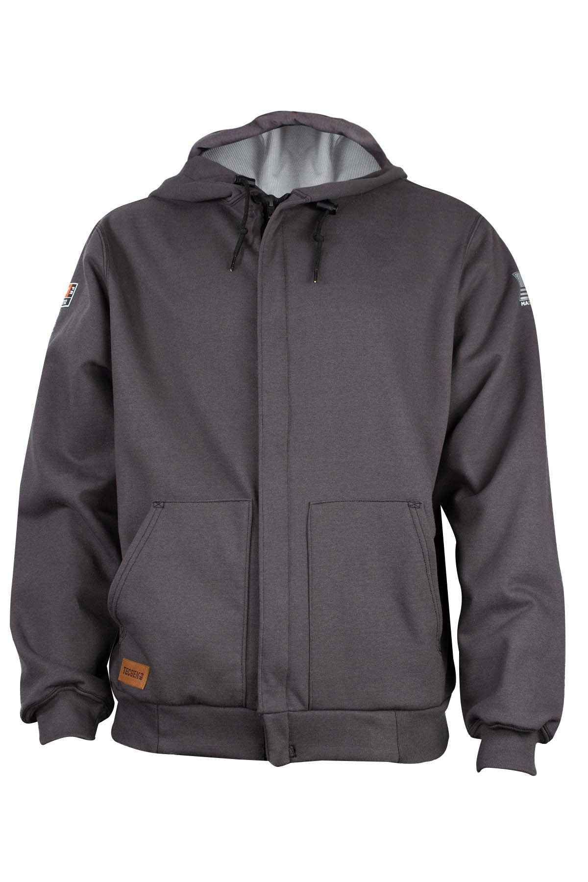 National Safety Apparel Tecgen Lined FR Zip Front Hoodie, 39 cal/cm² (each)