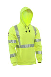 National Safety Apparel Drifire FR Hi Viz Pullover Sweatshirt, 19 cal/cm²