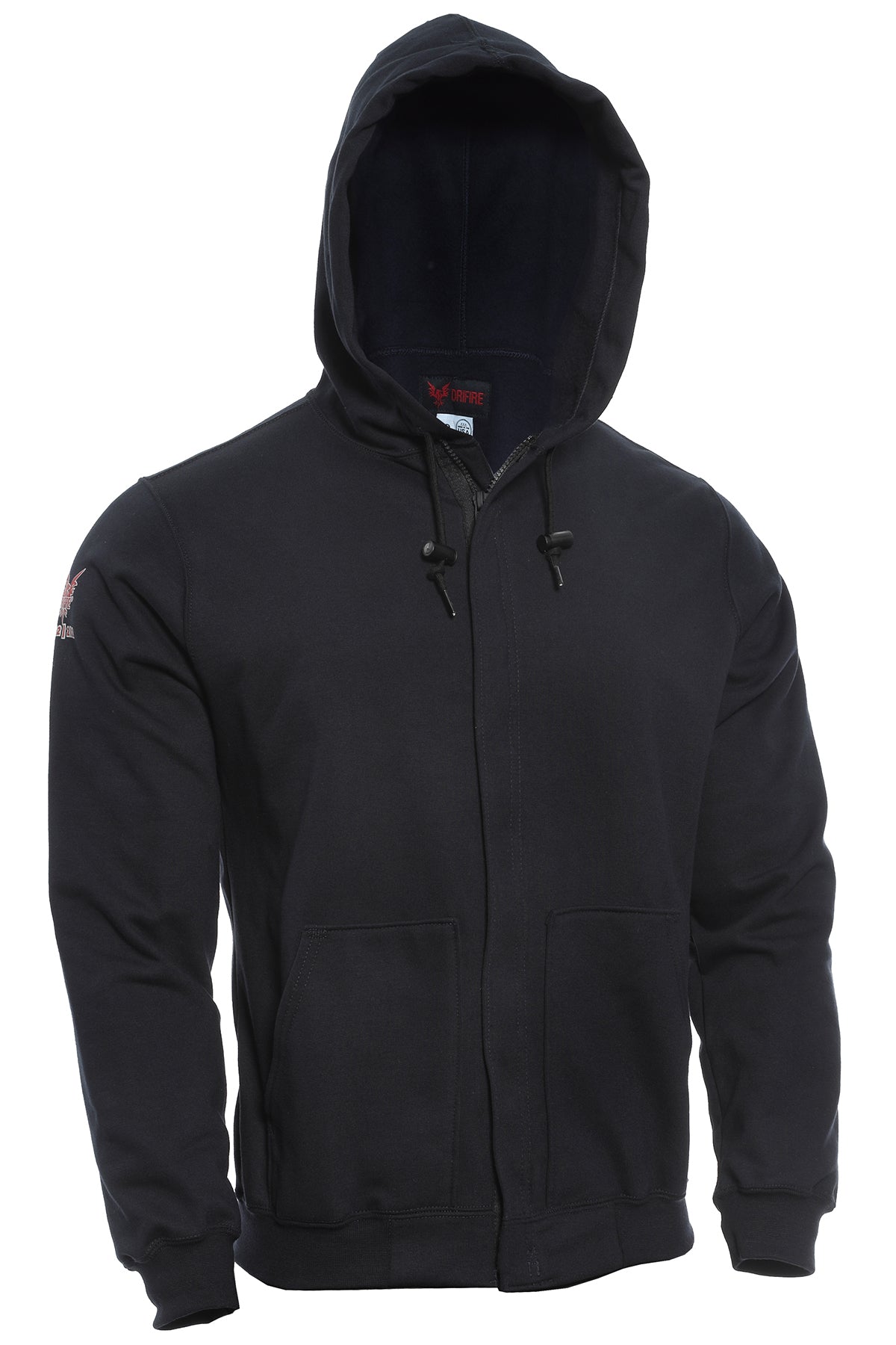 National Safety Apparel Drifire FR Heavyweight Full Zip Hoodie, Navy, 23 cal/cm²