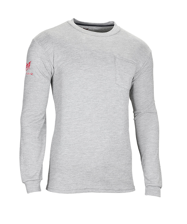 National Safety Apparel Drifire FR Power Dry Long Sleeve T-Shirt, 8.6 cal/cm²