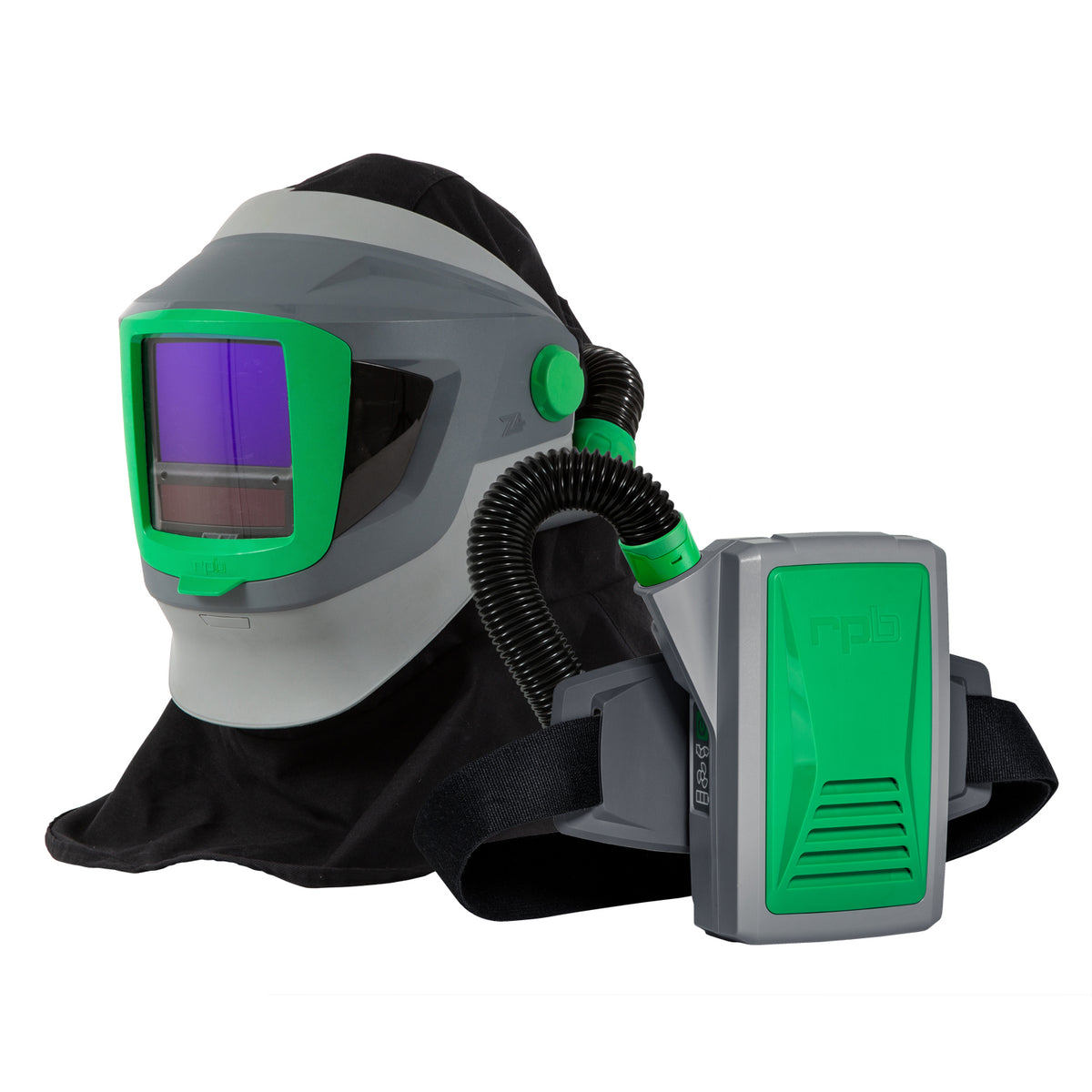 RPB Z4 Respirator, FR Shoulder Cape, Breathing Tube, PX5 PAPR, Spark Arrestor (each)