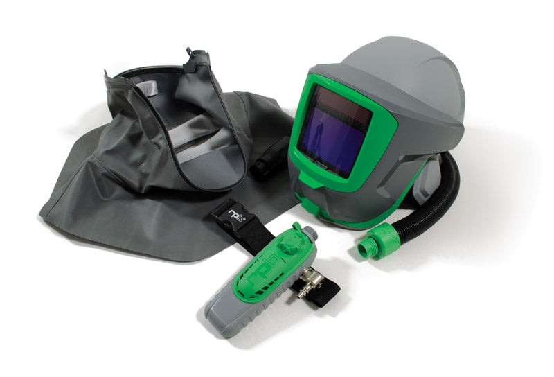 RPB Z-Link Respirator, Safety Lens, Weld Visor, Zytec FR Shoulder Cape, Breathing Tube, Climate Control (each)