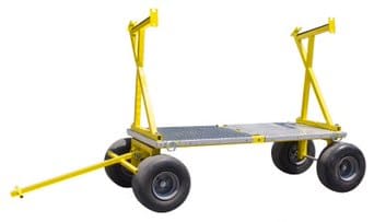 Tie Down 65028 TranzCart Mobile Roof Cart With Guardrail Rack