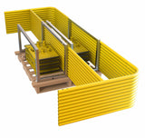 Tie Down 70762 Yellow Guardrail Stack Pallet Kit w 10 Ft Posts