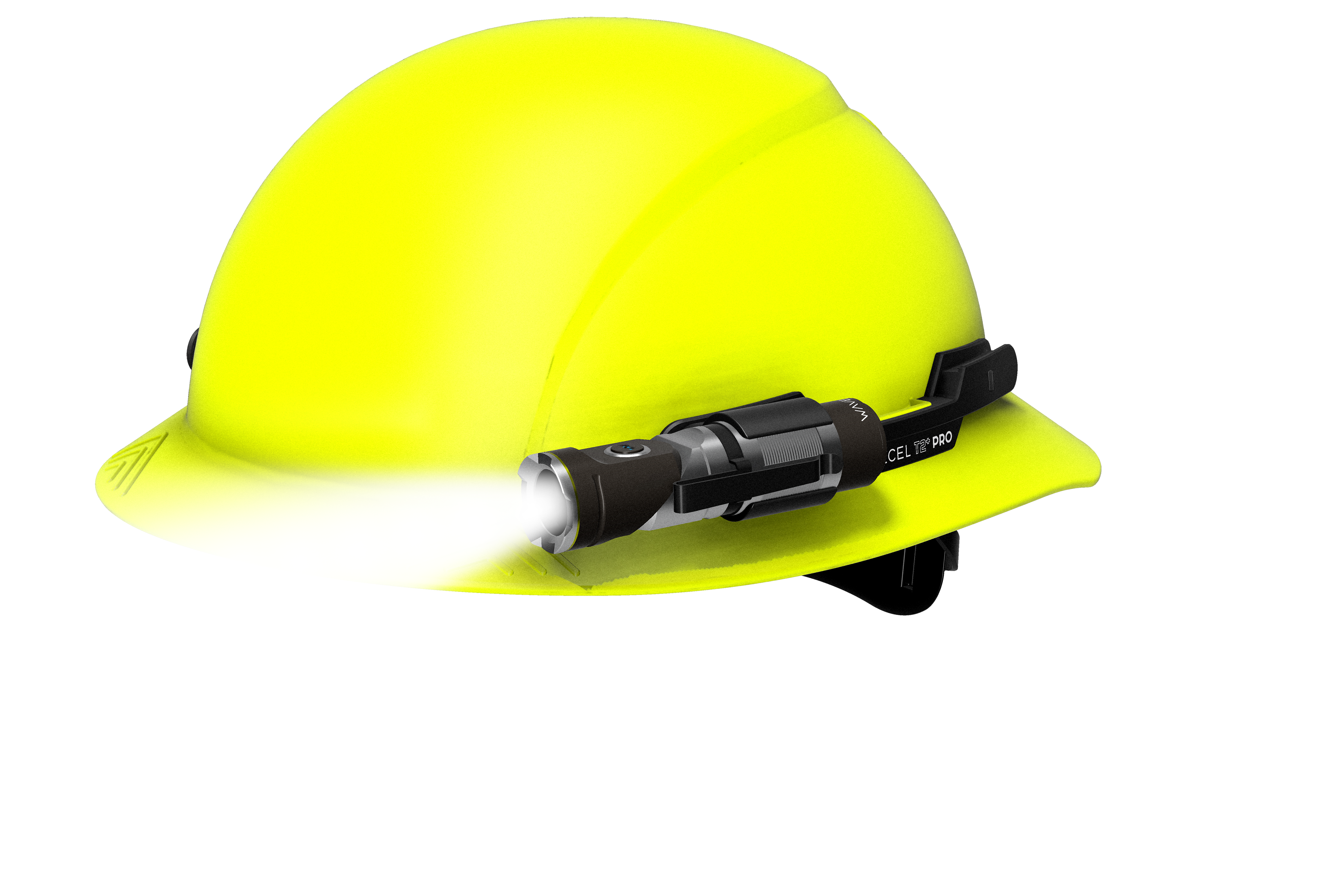 Hard hat top flashlight
